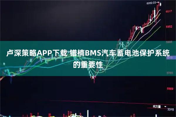 卢深策略APP下载 镨楠BMS汽车蓄电池保护系统的重要性